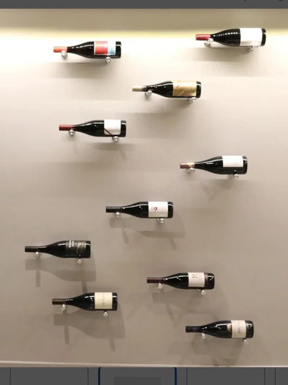 Vintage Black Vino Pins Wine Label Holders- 15 bottles set